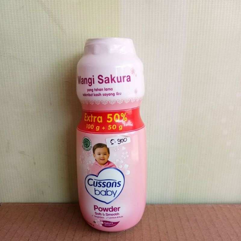 CUSSONS BABY POWDER FRESH&amp;NOURISH, SOFT&amp;SMOONTH, MILD&amp;GENTLE 150G