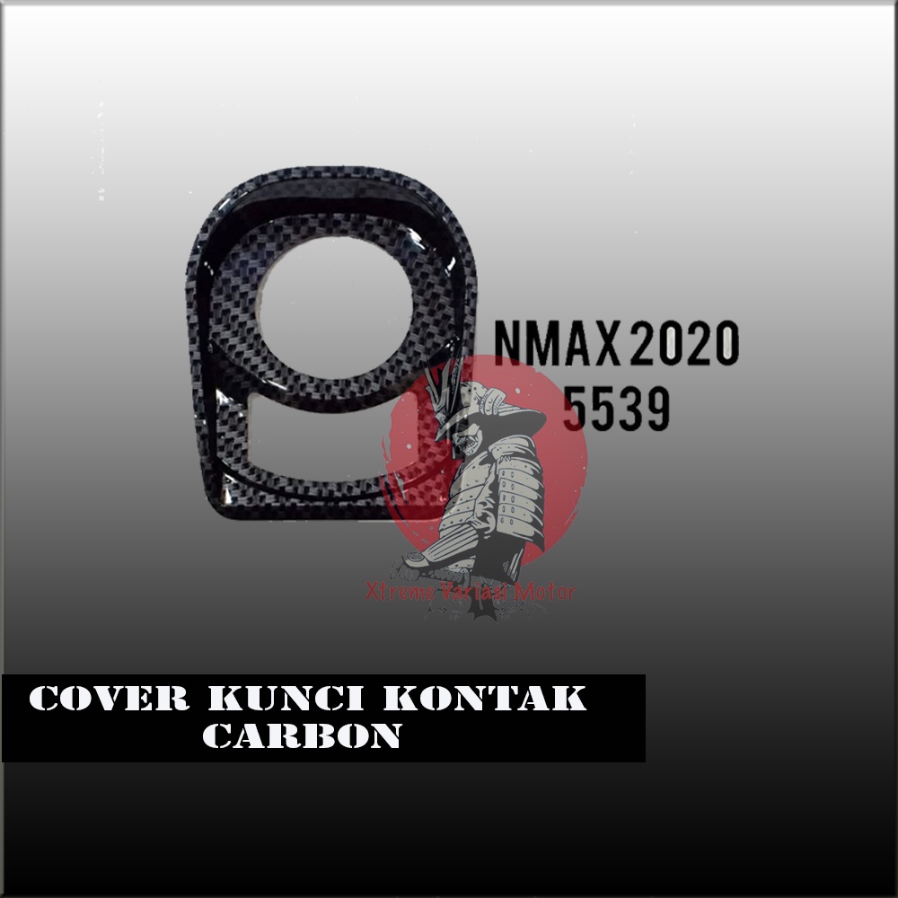 Cover kunci kontak carbon import motor all nmax new , vario 150 , all aerox