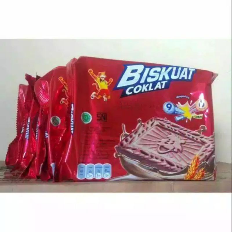 Biskuat coklat dan original 121,6 gram