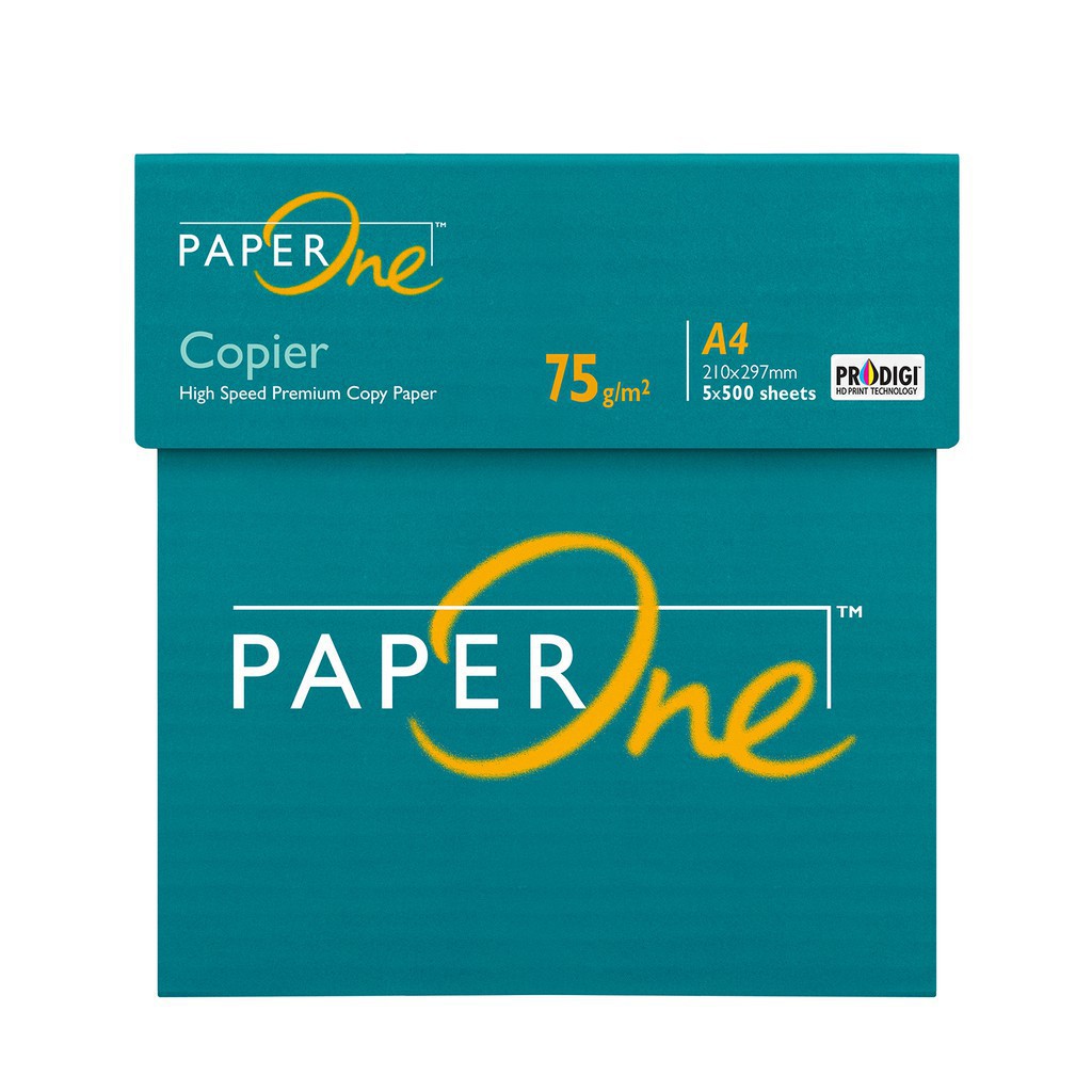 KERTAS A4 75gr PAPER ONE Kertas HVS Paperone Original Prodigi Grosir Kertas Fotocopy Murah