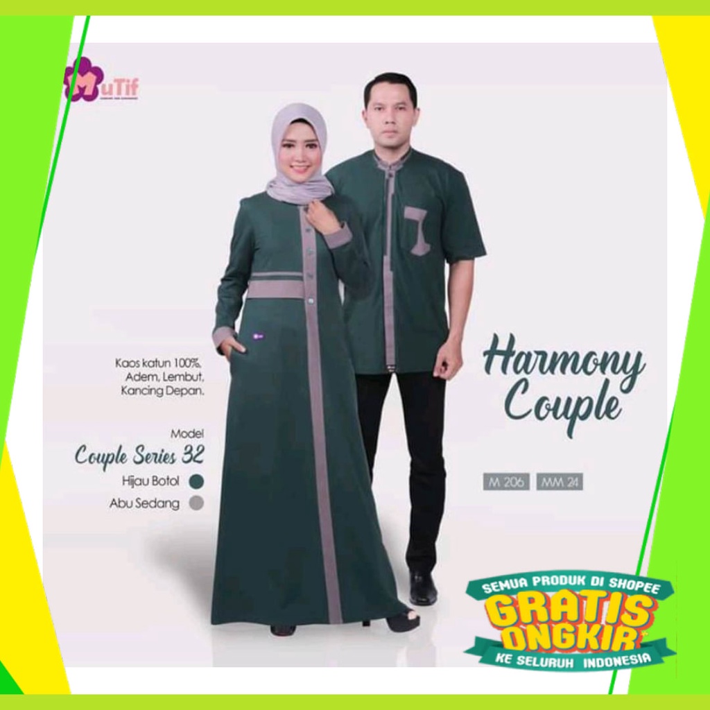 Maxi Hijau ijo Green Lumut Stabilo Lemon Jotol Botol /  NEW GAMIS COUPLE MUTIF 206 ll MUTIF MAN 24 l