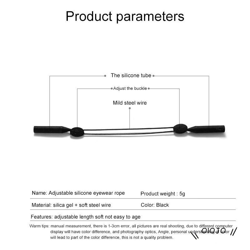 【COD】Tali Kacamata Olahraga Teleskopik Anti Slip Dapat Disesuaikan Model Gantung Untuk Anak / Dewasa