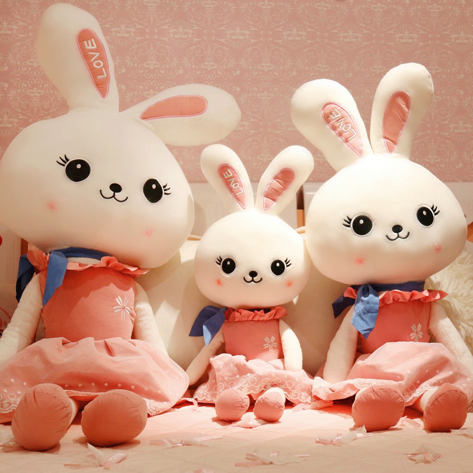 white rabbit doll