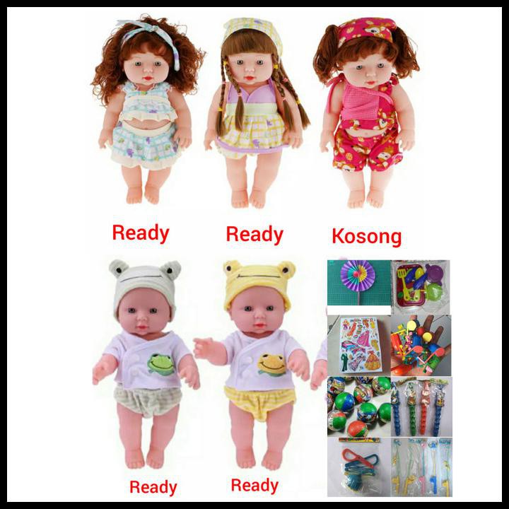 MAINAN EDUKASI BONEKA BAYI CANTIK SEPERTI HIDUP BAHAN SILIKON LEMBUT - HIJAU