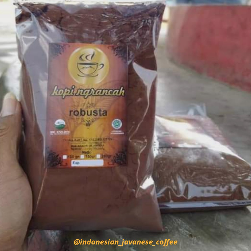 

KOPI BUBUK ROBUSTA ORIGINAL 1kg (kopi ngrancah)