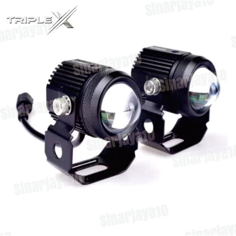 Led lampu triple x m1 m 1 led laser kabut foglamp triple x terang motor mobil fokus terbaik mini kec