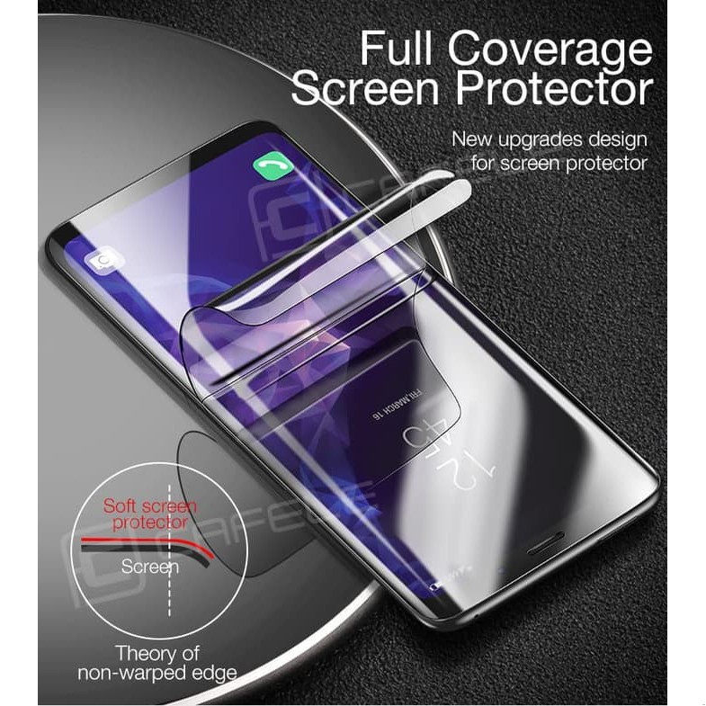 SAMSUNG A12 SAMSUNG M12 ANTI GORES HYDROGEL BELAKANG BENING CLEAR BACK PLASTIK FULL COVER SCREEN GUARD JELL TRANSPARAN SKIN ANTI JAMUR