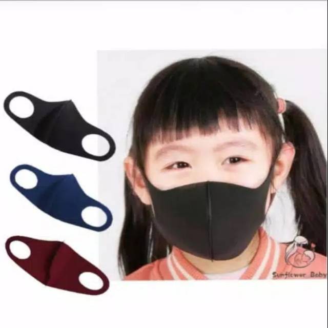 Masker scuba anak polos COD