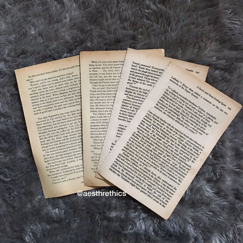 

5 lembar Vintage Paper Bahasa Inggris untuk Jurnal * Old Paper Kertas * Journaling Paper * Scarpbook *