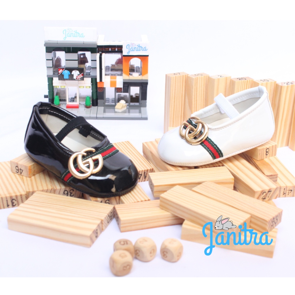 janitra sepatu balet anak baby shoes sepatu baby pre walker belajar jalan g glosy