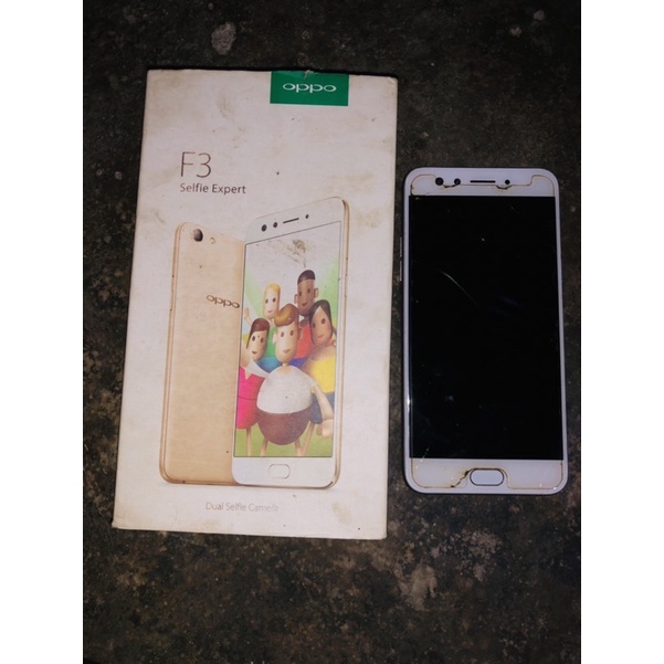 hp oppo f3 second fullset