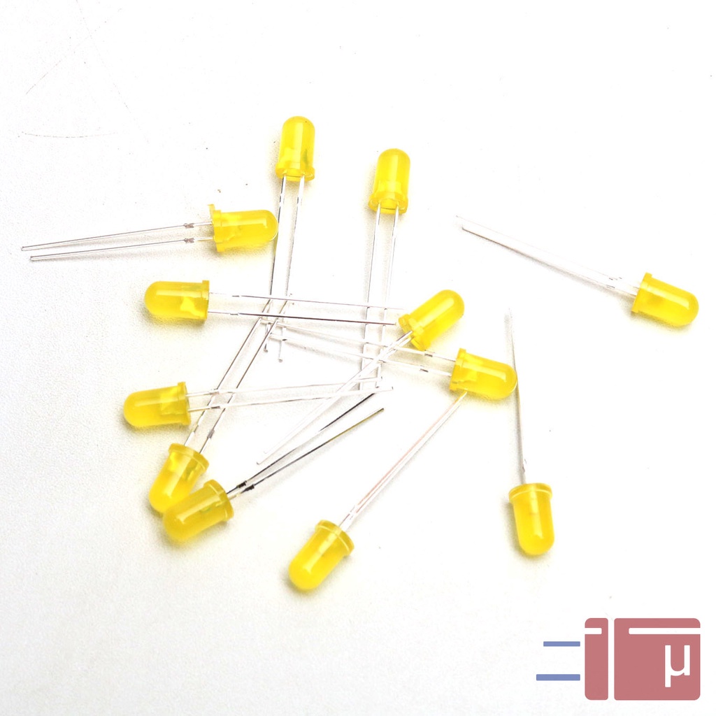 x10 Led 5mm Kuning Diffused Untuk Indikator