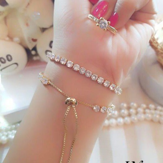 Xuping Gelang dan Cincin Permata 0509n