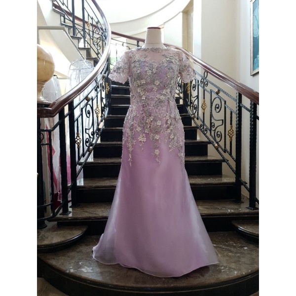 Dress pesta lilac
