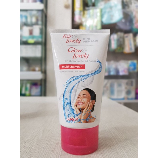 Glow &amp; Lovely Multivitamin Facial Foam Pencerah Wajah 50 g / Sabun Pencuci Muka