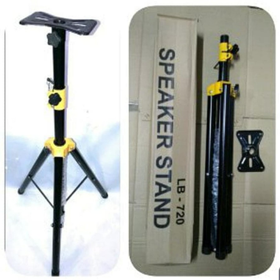 Stand Speaker LB 720 Full 100% besi Tripod Speaker Full Besi Kuat original