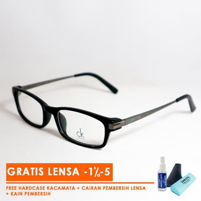 BEST SELLER KACAMATA CK SPORTY + LENSA MINUS ANTIRADIASI, FRAME BACA PRIA/CEWEK 