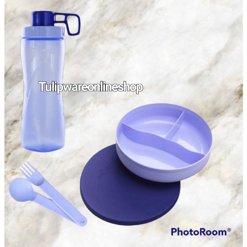 Twin Tulipware paket bekal sekolah Gemas berisi paket bekal bersekat