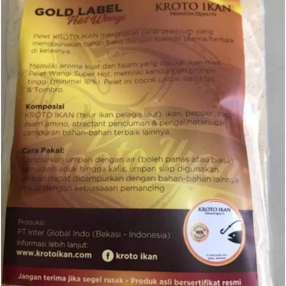 Hot Item Umpan Kroto Ikan Gold Label Super Hot Shopee Indonesia