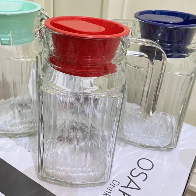 Pitcher Set 4 in 1 Kimglass Gelas Teko Kado isi 4 Bahan Kaca Murah