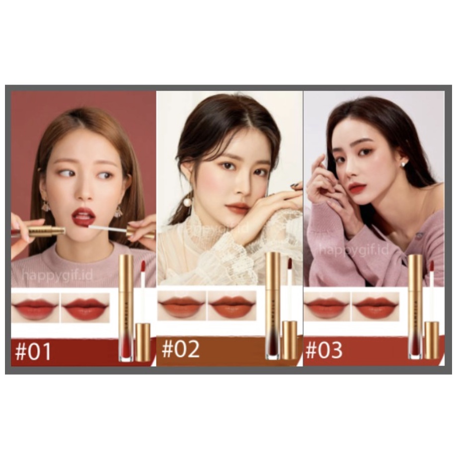 LAMEILA Lip Gloss Lipstik Waterproof Tahan Lama Original Dan Anti air 1021