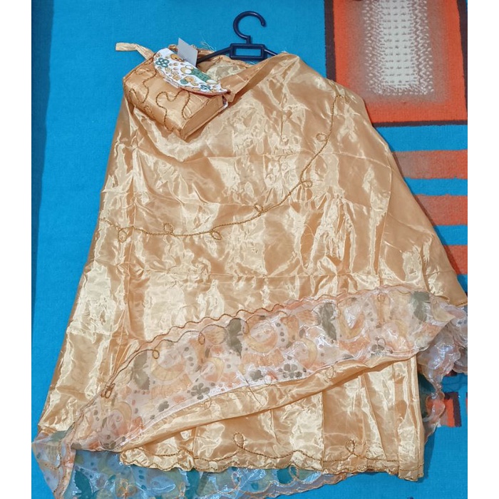 mukena parasit anak renda motif