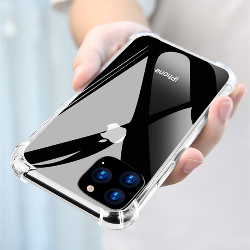 Casing iPhone SE2 iPhone 12 Pro Max i11 11Pro XS Max XR XS X i8 i7 i6 i6s i5 i5s SE Shockproof iPhone Kasus Airbag Shockproof TPU Penutup