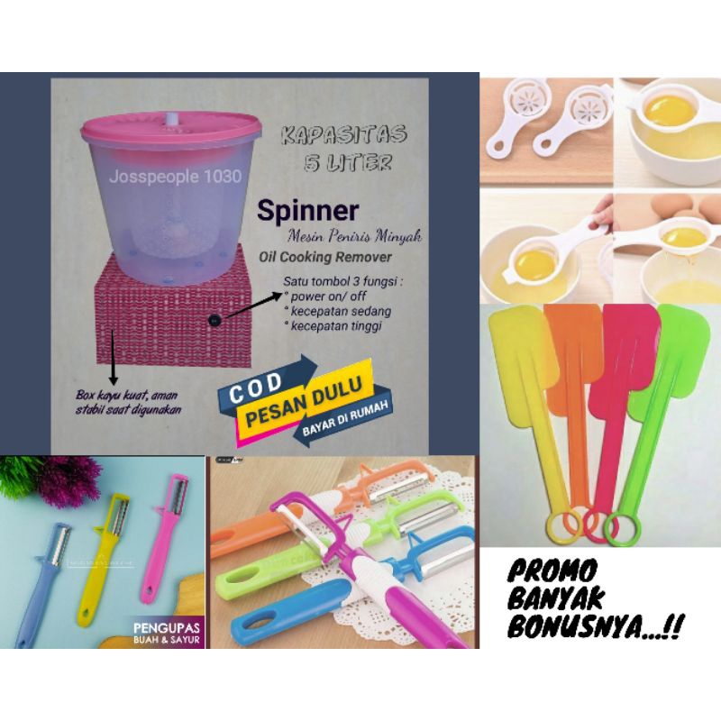Peniris Minyak Goreng Spiner 5 Liter SPINER MURAH ( Bisa COD ) BONUS Banyak