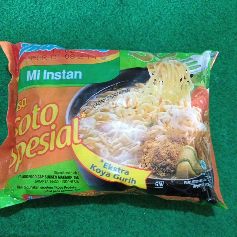 

Indomie Rasa Soto Spesial ekstra koya gurih kemasan 75gram