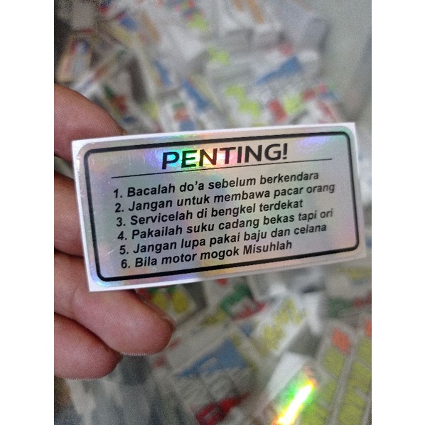 STICKER PENTING PRINCUTT