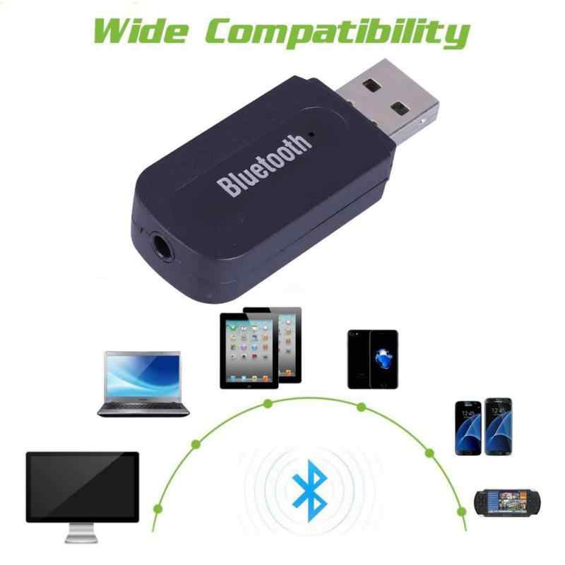 USB BLUETOOTH 3.5MM STEREO AUDIO MUSIC RECEIVER ADAPTER FOR SPEAKER / CAR BLUETOOTH