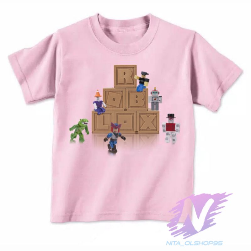 kaos anak minicraft blok baju roblok minicraft