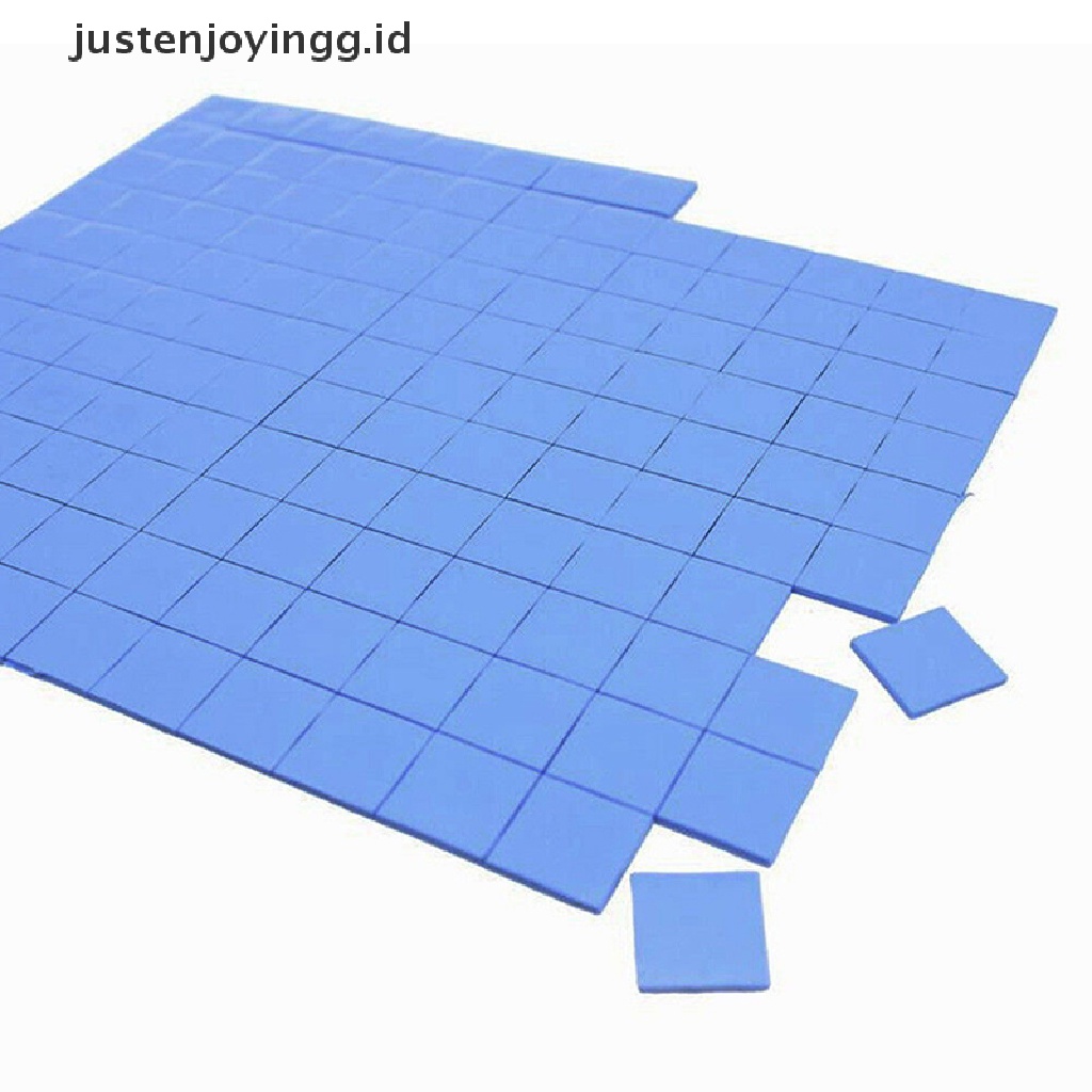 Pad Silikon Konduktif Termal Pendingin GPU CPU Ukuran 100mm X 100mm X 1mm