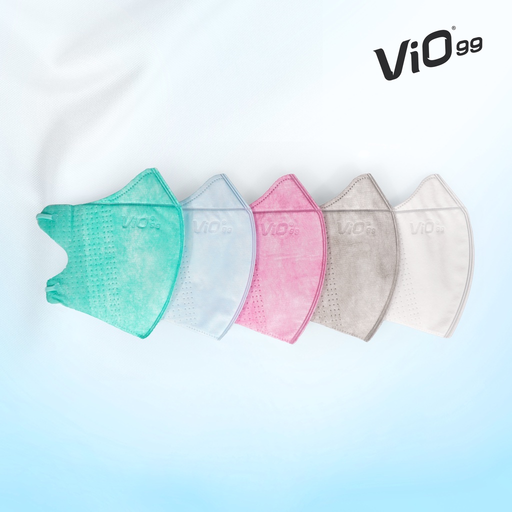 Vio - Duckbill 30'S Mask 4 ply - masker duckbill 4 ply perbox isi 30