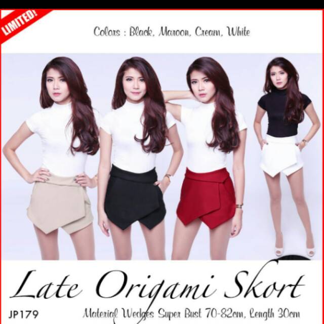 

Late Origami Skort