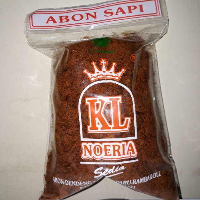 

Abon Sapi KL Noeria Rasa Pedas