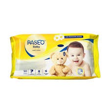 tissue basah Paseo - Tissu Tisu Basah BABY WIPES isi 50 sheet