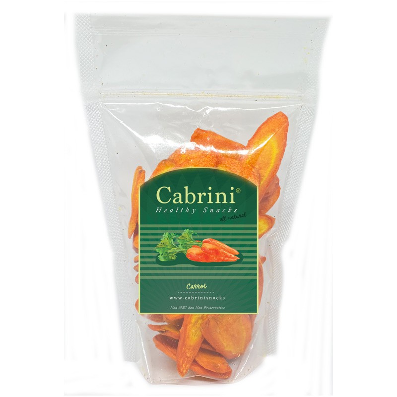 

Cabrini Healthy Snacks Carrot ( 80 gram ) - Keripik Wortel Premium