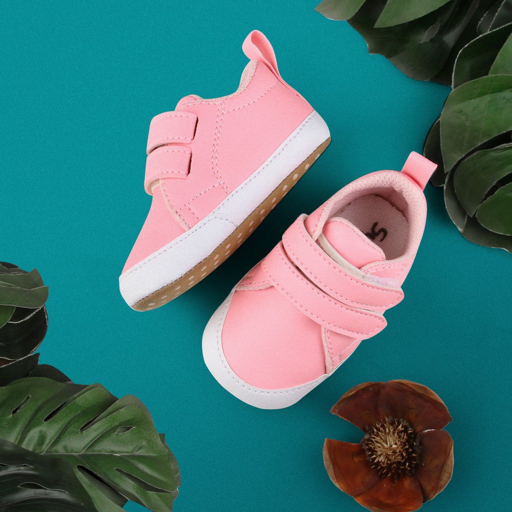 sepatu anak baru lahir new born ringan model terbaru 2020 PWPM PINK