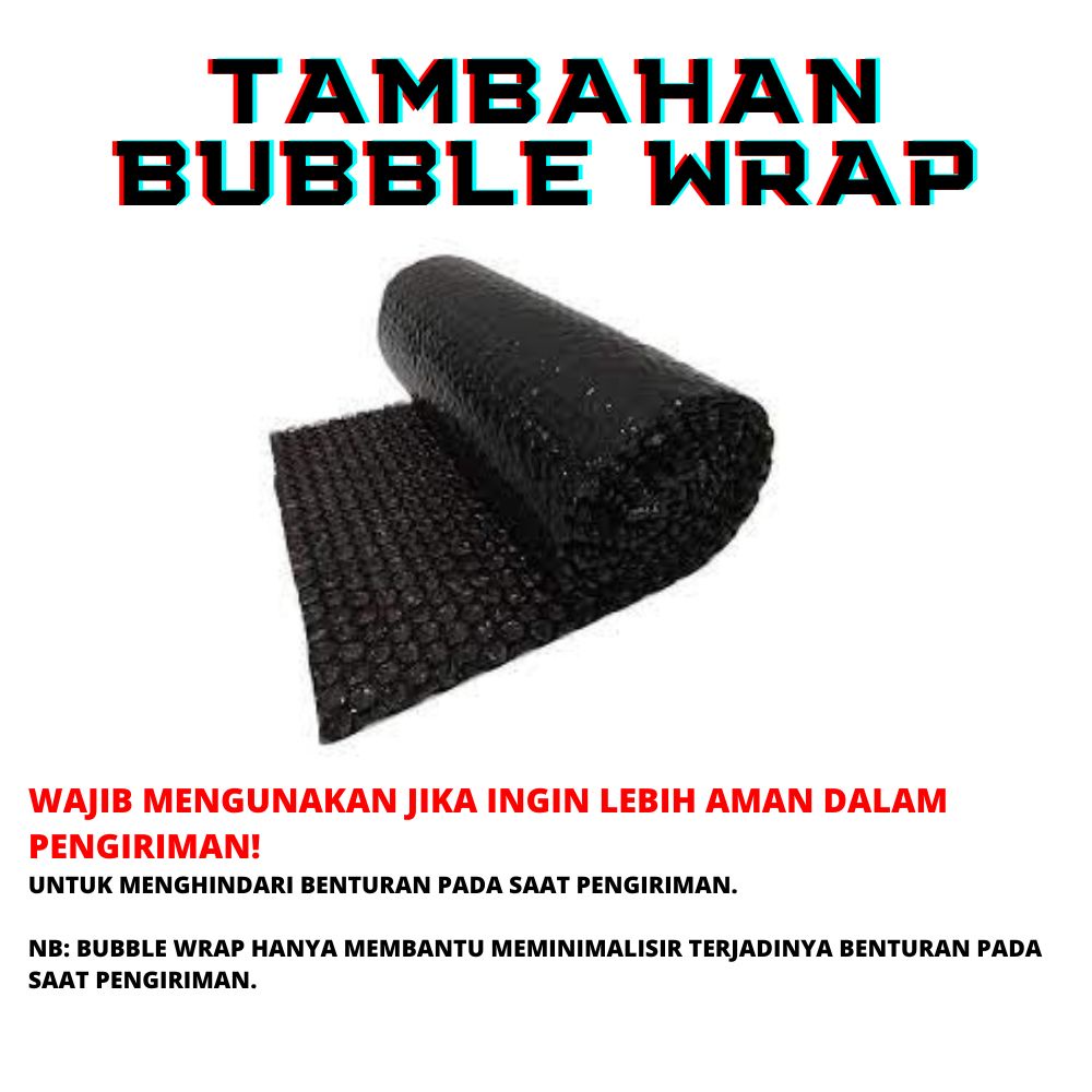 TAMBAHAN BUBBLE WRAP DAN KARTU UCAPAN