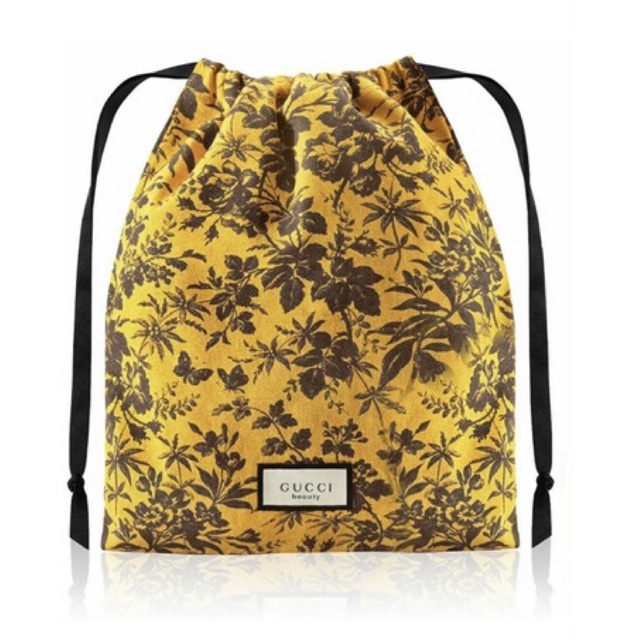 VIP GIFT gucci makeup pouch black floral