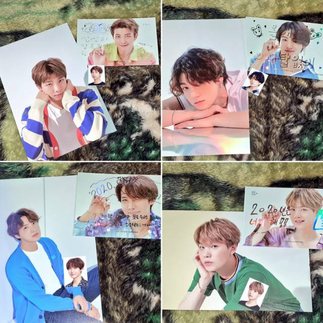 BTS Seasons Greeting Sharing Goods Member Set (BTS Seasons greeting 2020 Jungkook, Suga, rm & jin)