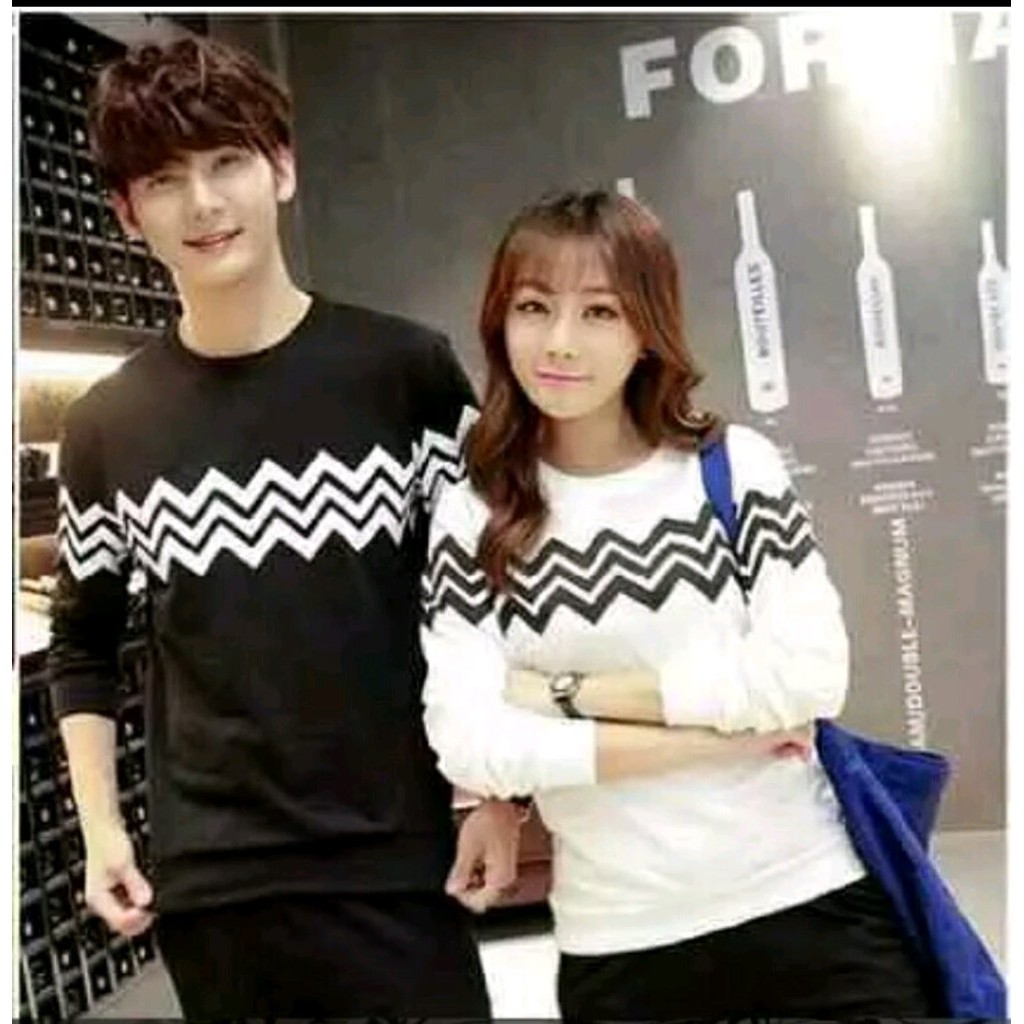 Grosir Kaos Sweater Couple Zigy