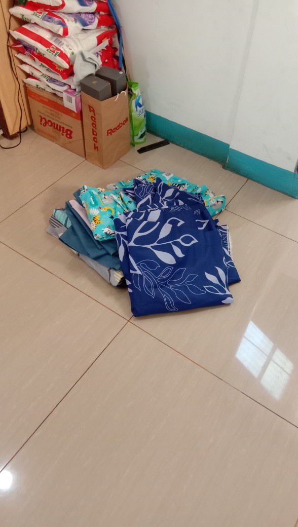 Kain Bahan Sprei Meteran Katun Star Motif Acacia