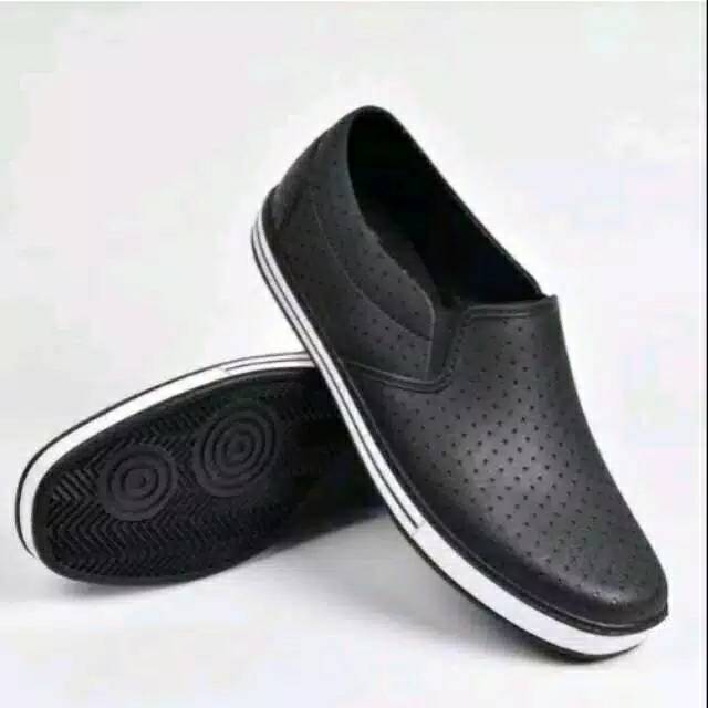 SANKYO SAF 1115 BLACK SEPATU KARET MURAH PANTOFEL TAHAN AIR