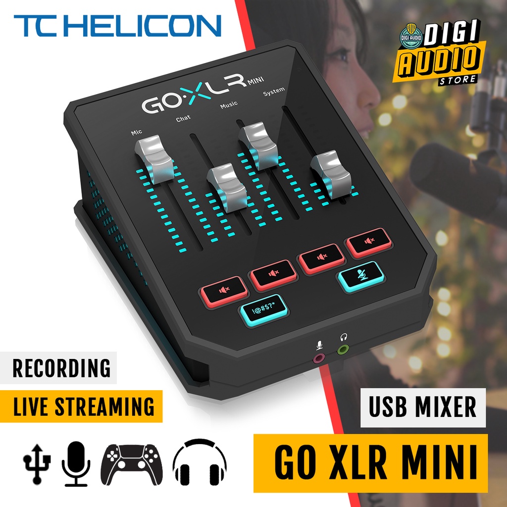 驚きの値段驚きの値段GO XLR Mini TC HELICON 配信ミキサー 器材