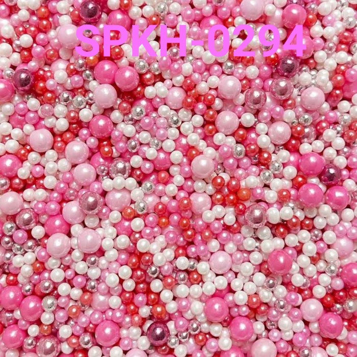 

SPKH-0294 SPRINKLES SPRINKLE SPRINGKEL 500GR MUTIARA PINK PUTIH MERAH PROMO TERBARU