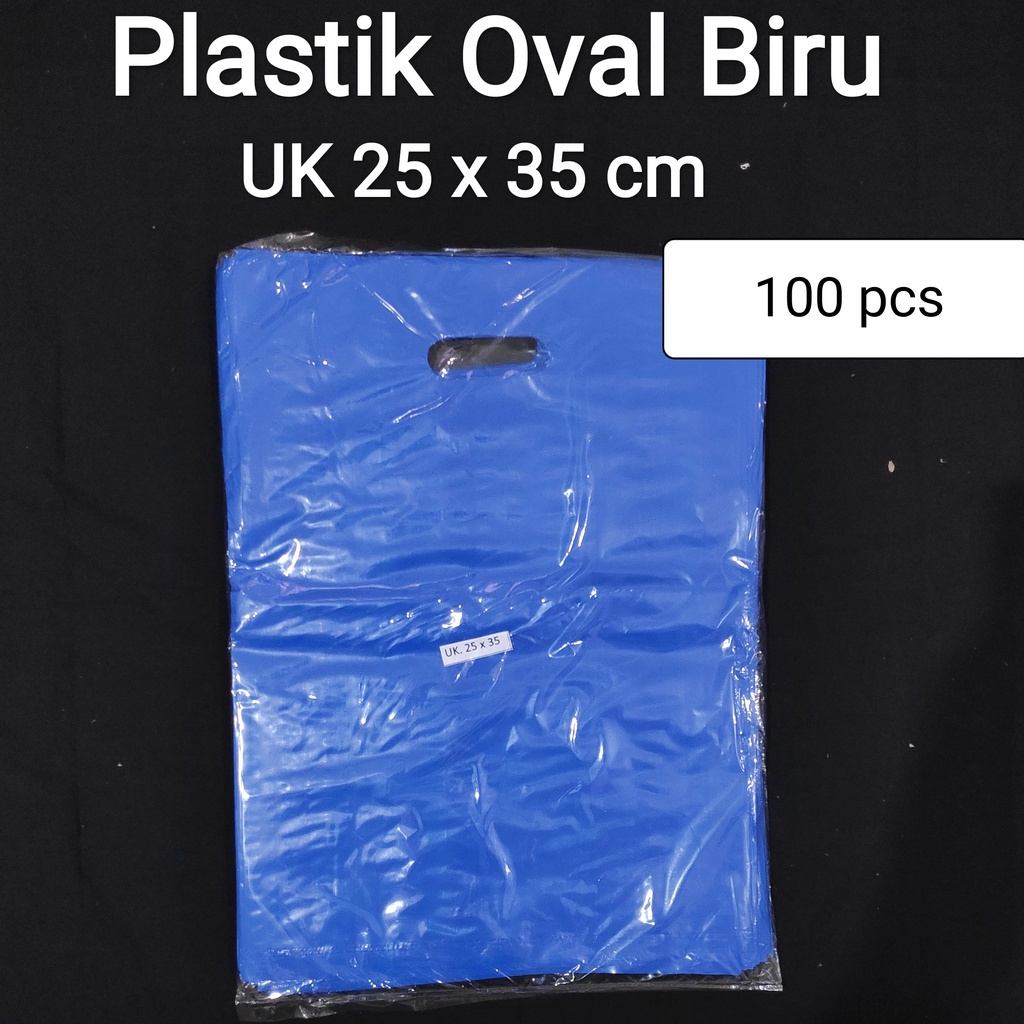 HD Oval Polos uk 25x35 (100 pcs)| shopping bag - kantong belanja - plastik olshop - HD plong