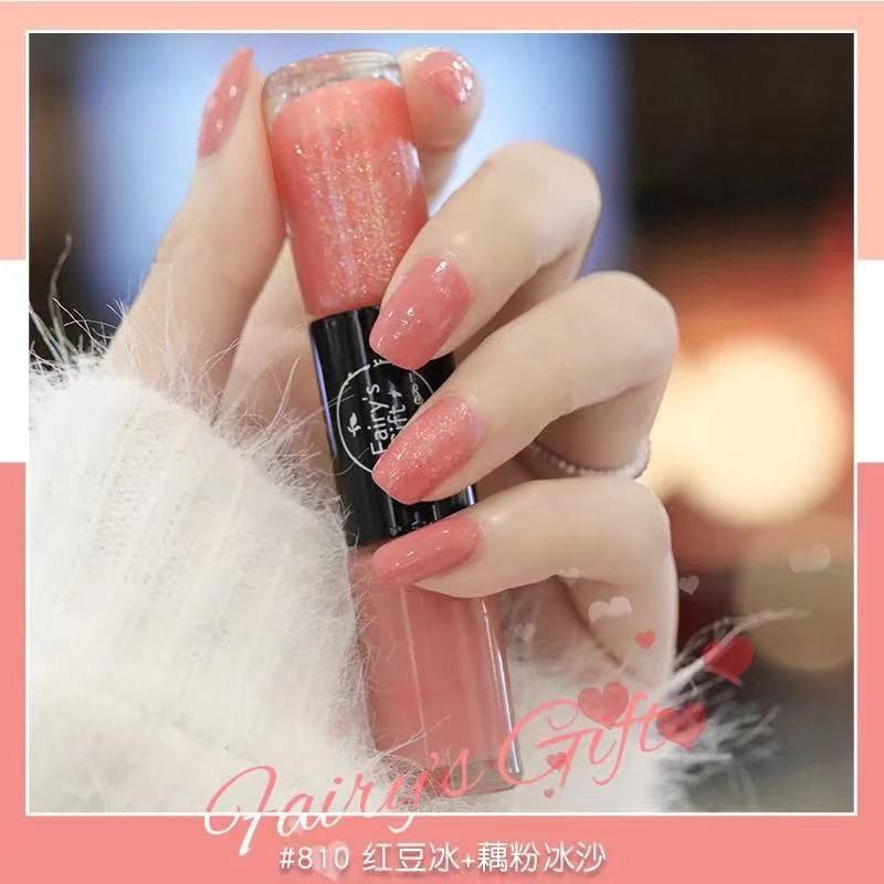 Bundara.id Ko-405 Premium Kutek warna cantik kutek 2in1 Gift spark nail polish Fairys non peel off