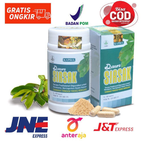 

kapsul DAUN SIRSAK tazakka ampuh mengobati DARAH TINGGI KANKER MIOM KISTA berkualitas reaksi cepat